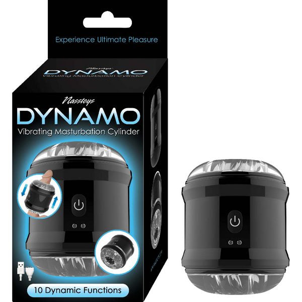 DYNAMO Vibrating Masturbator Cylinder